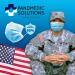 PandMedic Disposable Face Masks Made in USA | Premium 3-Ply Medical Safety Masks - Breathable Elastic Ear Loops - 50ct Resealable Bag for International Shipping - Buy Online on SooperMarket.com