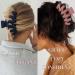 SuPoo 4pcs Large Claw Hair Clips for Thick Hair - Strong Hold Matte Jumbo Jaw Clip Set for Women - Ideal Hair Accessories - Gifts - Brown, Blue, Purple, Pink - Buy Online on SooperMarket.com