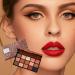 3 Makeup Pallet for Eyes - 15 Colors Matte Eyeshadow Palette | Pigmented Shimmer Eye Shadow Palette Blendable Long Lasting Waterproof Makeup Kit Kot-au 3 Pcs 3 - Buy Online on SooperMarket.com