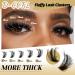 Veleasha 80D Fluffy Lash Clusters - 192PCS D Curl Volume Eyelash Extensions 10-18mm - Soft DIY Cluster Lashes for Home Use - Buy Online on SooperMarket.com