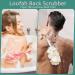 12 Pcs Long Handled Shower Loofah Back Scrubber Set for Men and Women - Exfoliating and Cleaning Bath Body Brush and Sponge Poufs - Buy Online on SooperMarket.com