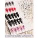 Gorvalin Y2K Nail Art Sticker Decals - 12 Sheets Metallic Cyber Punk Design for DIY Nail Decoration | Self-Adhesive Nail Charms for Women & Girls - Buy Online on SooperMarket.com