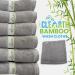 ACLEARTH Grey Bamboo Wash Cloths (6 pc) - Soft Face Wash Cloth Flannels 25x25cm for Sensitive Skin, Makeup Removal - Premium Bamboo Face Cloth for Adults, Babies, Kids - Ideal Gift - Buy Online on SooperMarket.com
