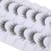 5D Wispy Natural Short Mink Eyelashes Pack - Clear Band (12mm) - Buy Online on SooperMarket.com