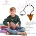 Mommy's Touch Shark Tooth Silicone Teething Necklaces - 3-Pack for Special Needs Kids - Black, White & Wood Design - Buy Online on SooperMarket.com