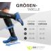 Diasports Runstars Compression Socks for Sports & Running | Premium Black/Blue Compression Socks for Marathon & Triathlon - Unisex L - Buy Online on SooperMarket.com