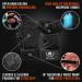 Mava Sports Cross Training Gloves with Wrist Support - For Fitness, WOD, Weightlifting, Gym Workout and Powerlifting - Strong Grip Silicone Padding - No Calluses - Men & Women - Black (Large) - Buy Online on SooperMarket.com