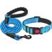Haapaw Reflecting dog collar padded with soft neoprene breathable nylon dog collar for small medium -sized dogs L (1 -pack) blue