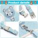 3-Piece Adjustable Rabbit & Cat Leash Set - 120cm Harness for Dwarf Rabbits & Cats (3-6kg) - Perfect Cat Dishes Included - International Shipping Available - Buy Online on SooperMarket.com