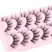 Manga Lashes: Natural Wet Look 3D Spiky False Eyelashes for Anime Cosplay & Korean Makeup by Geeneiya - Buy Online on SooperMarket.com