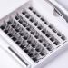 SISILILY Individual Lashes Cluster 45 Pcs DIY False Eyelashes Extension Kit - Reusable 3D Soft Natural C CC D Curl with Glue - 10/12/14/15/16mm Length - DM05 - Buy Online on SooperMarket.com