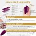 YTD Likomey Gel Nail Polish - 15ml Wine Purple UV Soak Off Varnish for Fall & Winter Nail Art - Raspberry Deep Plum Gel for DIY Manicure & Pedicure - CS017 0.5 Fl Oz - Buy Online on SooperMarket.com