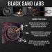 Black Sand Labs Premium Bath Salts for Him Premium Blend of Dead Sea & Hawaiian Black Lava Salts That Moisturises and Rejuvenates Skin Luxury Bath Salts for Men (Midnight Musk) - Buy Online on SooperMarket.com