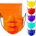 60PCS Disposable Face Mask Unisex Fashion Covering 4-Layer 6 Solid Colors Individually Sealed Nonwoven Skin-Friendly Breathable Comfortable for Men Women