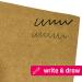 40 Sheets 300 GSM Brown Kraft Cardstock | 8.5 x 11 inches | Heavyweight (110 lb. Cover) - Buy Online on SooperMarket.com
