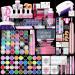SAVILAND Acrylic Nail Kit with Nail Drill: Nail Kit for Beginners with Everything Professional All-In-1 Acrylic Kit Gel Nail Polish U V Light Full Acrylic Nail Tools DIY Salon Home Gift Set white
