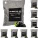 Litepak Odor Absorbing Bags - 8 XL Bags - Activated Charcoal Odor Eliminator for Car Home Office (8 x 200g)