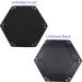 RNK Gaming Hexagon Dice Tray - PU Leather & Black Velvet for DND Rolling Games - Buy Online on SooperMarket.com