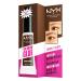 NYX Professional Makeup Eyebrow Gel - Dark Brown Brow Glue for Lifting Effect & Laminated Look | Instant Styler - Buy Online on SooperMarket.com