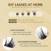 D Curl Individual Cluster Lashes 14mm - 120 Cluster | DIY Eyelash Extensions for Natural & Mega Styles | Soft False Lashes for Personal Makeup at Home - Buy Online on SooperMarket.com