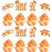 Rsstarxi 36 Pack Class of 2024 Graduation Cupcake Toppers 2024 Graduation Food Appetizer Picks 2024 Grad Cap Done Diploma Cupcake Picks for 2024 Graduation Theme Party Cake Decorations Orange