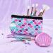 Mermaid Makeup Brush Set with Cosmetic Bag - 13 PC Beauty Tools and Sequins Case - Buy Online on SooperMarket.com