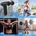 Skcoipsra Massage Gun for Back & Neck Pain Relief - 6 Speeds Electric Therapy Gun for Athletes - Father's Day Gift for Men & Women - Lightweight Muscle Massager - Black - Buy Online on SooperMarket.com