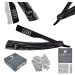 100 BLADES + Facn Professional Wooden Straight Edge Barber Razor - Salon Quality Shavette - Buy Online on SooperMarket.com