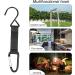 4 Pieces Baseball Fence Hooks with Nylon Safety Buckles - Multifunctional Metal Hooks for Hanging Water Cup, Backpack - Ideal for Softball and Outdoor Sports Equipment - Black - Buy Online on SooperMarket.com