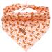 Lionheart Glory Dog Haller 1 package Washable soft cotton Christmas bib adjustable kerchief square dog Neck towel for small dogs pink neckerchchen s (1 Pack) b: gingerbread man