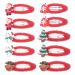 ABOOFAN 5 Pairs Christmas Hair Clips Hair Clips for Girls Kid Hair Accessories Girls Hair Clips Antler Hair Clip Christmas Hair Accessories Diy Party Hair Ornament Santa Hairpin Hair Grips