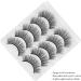 Reusable Eyelashes Lightweight and Portable 5 Pairs 6D False Eyelashes Hand Made Eyelashes Soft and for Salon for Home(GL701) - Buy Online on SooperMarket.com