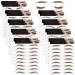 18 Sheets 180 Pairs Eyebrow Tattoo Stickers 4D Hair Like Authentic Brow Tattoo Waterproof Eyebrow Transfers Stickers Peel off Eyebrow Grooming Shaping Makeup Sticker for Women Girls (Brown)