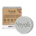 Natural Cosmetics Solid Shower Bar for Body + Hair + Face + Beard Athletic Grey Scent 80g
