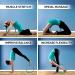 EZ JOI Yoga Wheel Set of 3 for Back Pain Relief & Muscle Stretching - Anti-Slip Back Roller with Thick TPE Padding - 6, 10 & 13 Inches - Buy Online on SooperMarket.com
