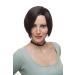 Buy Sexy Dark Brown Asymmetrical Bob Wig for Women | Short Hair Wig - 1248-4 | International Shipping - Buy Online on SooperMarket.com
