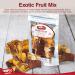 Tropgo Dried Fruit Selection 120g - Exotic Fruit Mix - Mixed Dried Fruit in Pouch - Healthy Snacks for Adults and Kids - Mango Guava Banana - Buy Online on SooperMarket.com