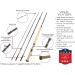 Wild Water Fly Fishing 11ft 4-Piece 7-Weight Switch Rod Combo for Steelhead - Buy Online on SooperMarket.com