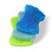 Geloo Silicone Sponge Dish Sponges, Silicone Sponge Dish Washing Kitchen Gadgets Brush Accessories, Kitchen Sponge Double Sided Cleaning Sponges ( 3 Pack ), Blue+Grey+Green (aa2)