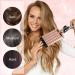 5 Barrel Curling Iron Wand - 0.6 Inch Ceramic Tourmaline Hair Waver with Dual Voltage - Perfect Waves for All Hair Types - Buy Online on SooperMarket.com