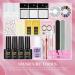 PEACECOLOR Gel Nail Kit 23Pcs Sets with 36W UV/LED Lamp - Professional Manicure Tools for Halloween Xmas - KAP0022 - Buy Online on SooperMarket.com