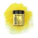 Stargazer UV Glitter Shaker Yellow. Cosmetic glitter powder for use on the eyes lips face body hair and nails. UV Yellow