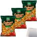 Funny Fresh Peanut Flippies Flips Classic Snacks 3-Pack (3x200g Bag) + usy Block