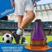 Win SPORTS Training Plastic Traffic Cones Set - 24 Pack 7 Inch Indoor Outdoor Agility Cones - Soccer Sports Equipment for Kids - Buy Online on SooperMarket.com
