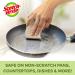 Scotch-Brite Greener Clean Scrub Sponges - 6 Count, Non-Scratch Natural Sponges for Kitchen, Bathroom, and Household Cleaning - Safe for Non-Stick Cookware - Buy Online on SooperMarket.com