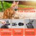 Airtag Cat Collar - Waterproof & Reflective Neck Band for Kittens & Small Dogs | Safety Closure Elastic Band (Gray Size S 23-33cm) - Buy Online on SooperMarket.com