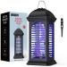 Electric mosquito trap inside & outside Luuguyi 360 UV electric insect destroyer mosquito killers no toxic chemical -free 4000V insect lamp with cleaning brush for bedroom and gardens