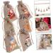 ORFOFE 1 Set Christmas Bags Holiday Bags Christmas Candy Bag Burlap Bag Pouch Snack Bag - Buy Online on SooperMarket.com