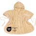 Mabyen Baby Hooded Bathrobe | 100% Organic Cotton Beige Baby Poncho with Hood - One Size - Ideal for Baby Bath Time - Buy Online on SooperMarket.com