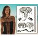 Terra Tattoos Black Mehndi Inspired Temporary Tattoos - 50+ Henna Designs - Waterproof, Nontoxic & Long Lasting - Perfect for Beach, Festivals & More - Buy Online on SooperMarket.com